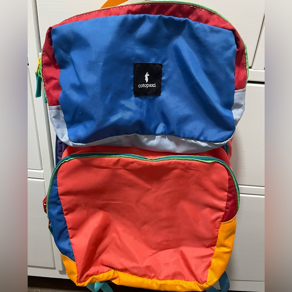 Cotopaxi colorful backpack